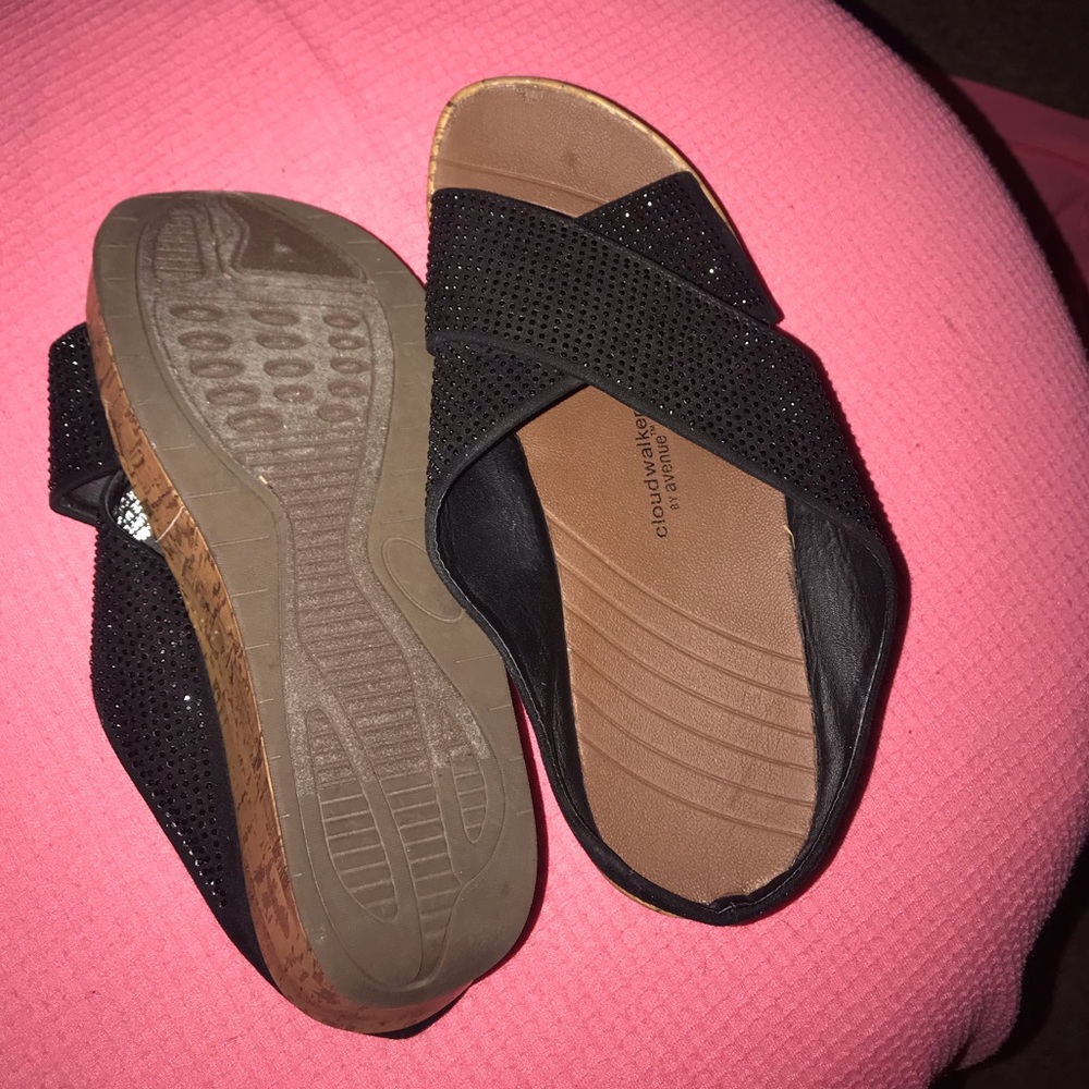Dress wedge sandals